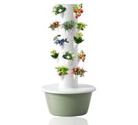 Aeroponic Tower System - Indoor Hydroponics Kit for Herbs & Vegetables, 5 Layers, Vertical Garden Design, Water-Efficient, Uses 95% Less Water
