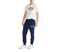 Aeropostale Men's Aero Logo Fleece Jogger Pant, Cadet Navy, Medium