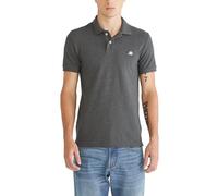 Aeropostale Mens Aero Uniform Polo Ss, Charcoal Heather Grey, Medium