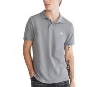 Aeropostale Mens Aero Uniform Polo Ss, Light Heather Grey, Large