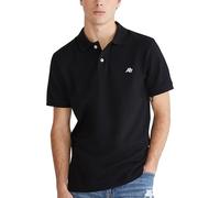 Aeropostale Men's Polo, Dark Black, Large