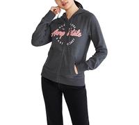 AEROPOSTALE Women's Aero Logo Full Zip Hoodie-Circle/Scripts, Light Heather Grey, S