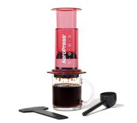 AeroPress Coffee Maker - Clear Red