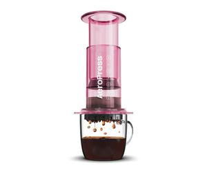 AeroPress | Clear Coffee Press | Manual Brewer | Pink | WildBounds UK One Size