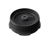 Flow control filter cap for AeroPress coffee makers