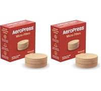 AeroPress Natural Paper Microfilters, AeroPress Coffee Filters, Unbleached Round Paper Filters for Coffee Makers, Must-Have Coffee Accessories, Standard, 2 Pack, 200 Count