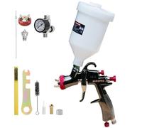 AEROPRO USA R500 LVLP Gravity Feed Air Spray Gun, 1.5 mm Nozzle