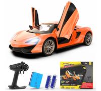 AEROQUEST 1:14 Scale McLaren 570S RC Car - Officially Licensed, 7.4V 500mAh, 15 km/h Top Speed, Headlights