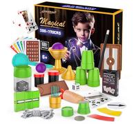 AEROQUEST Magic Kit for Kids, 300+ Magic Tricks Perfect Toy for Boys and Girls, Magic Wand Magician Set with Instruction Manual and Video for Beginners Ages 6 7 8 9 10 11 12 Years Old
