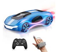 AEROQUEST Remote Control Cars for Kids Age 5 6 7 8,Rechargeable 2.4GHz Gesture Sensing RC Drift Stunt Cars with Light Spray & Sound for Birthday Gifts