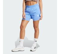 adidas Women's AEROREADY Made for Training Minimal Two-in-One Shorts, Blue Fusion/White, XS