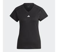 adidas Women's AEROREADY Train Essentials Minimal Branding V-Neck Tee, Black, XXS