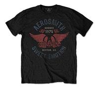 Aerosmith AEROTS02MB01 T-Shirt, Black, Small