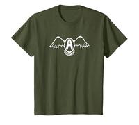 Aerosmith - Batwing T-Shirt, Youth, Olive Green, Small
