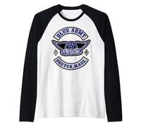 Aerosmith - Blue Army Raglan Baseball Tee