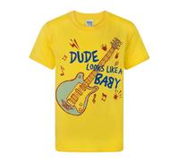 Aerosmith Boys Yellow Short Sleeved T-Shirt - 3-4 Years