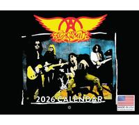 Aerosmith Calendar 2026 Wall Monthly