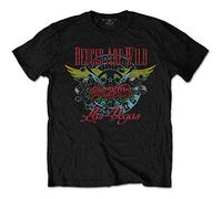 Aerosmith Deuces are Wild, Vegas Official Tee T-Shirt Mens Unisex (Medium) Black