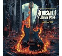 Aerosmith feat. Jimmy Page Live on air 1990 LP multicolor Onesize