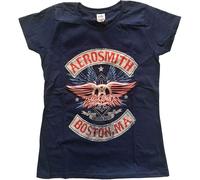 Aerosmith Ladies T-Shirt Boston Pride Blue (2XL)