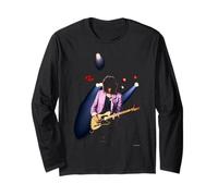 Aerosmith Live in Boston Joe Perry by Michael Grecco Long Sleeve T-Shirt