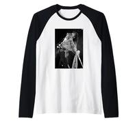 Aerosmith Live Stephen Tyler by Andy Willsher Raglan Baseball Tee