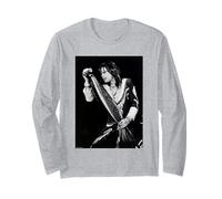 Aerosmith Live Steven Tyler by Michael Grecco Long Sleeve T-Shirt