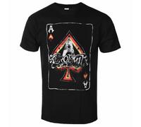 Aerosmith Men's Ace Of Spades Cotton T-Shirt in Black | Size: Medium aerosmith Black M
