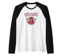 Aerosmith Offizielles Logo Fanartikel Raglan Baseball Tee
