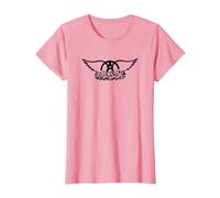 Aerosmith - Original (Black Logo) T-Shirt, Women, Pink, Large