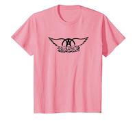 Aerosmith - Original (Black Logo) T-Shirt, Youth, Pink, Large