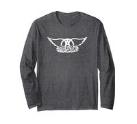Aerosmith - Original Long Sleeve T-Shirt, Adult Unisex, Dark Heather Grey, Large