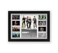 Aerosmith Signed Poster Print - Limited Edition Autograph Fan Gift - Collectible Memorabilia Merchandise (Framed A3 (30x40cm))