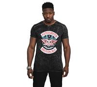 Aerosmith T Shirt Boston Pride Band Logo Official Mens Black Snow Wash XL