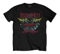 Aerosmith - T-Shirt # L Unisex Black # Deuces Are Wild, Vegas