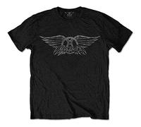Aerosmith - T-Shirt # S Black Unisex # Vintage Logo