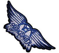 Aerosmith Wings Blue Woven Patch Accessory Size