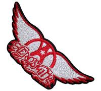 Aerosmith Wings Red Woven Patch One Size