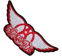 Aerosmith Wings Red Woven Patch One Size