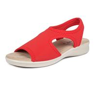 Aerosoft ladies' sandal Stretch 05, light, all-round stretch (Red, uk_footwear_size_system, adult, women, numeric, medium, numeric_4_point_5)
