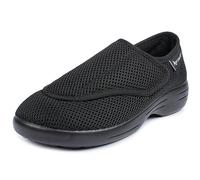 Aerosoft Low Shoe Stretch 17, Ladies, Men, Pressure-Free, Slipper (Black, 10)