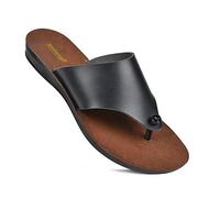 Aerosoft - Womens Flats - Comfortable Walk, Black, US 05