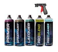 Aerosol Scratch Repair Kit Mixed by Reg Registration Plate Car Touch Up Paint for All Automotive Models - Exact Match Guarantee (Basecoat)