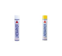 Aerosol Solutions Line Marker Spray Paint in White & Yellow - Pack of 2 x 750 ml Aerosol spray