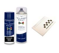 Aerosol Spray Paint For Land Rover Discovery L462 2017-2021 Narvik Black 1AT, 1CE, 921, LRC921, PEC, PVM Complete With Colour Checker Card(Aerosol Spray Paint + Lacquer)