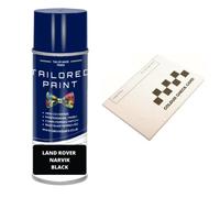 Aerosol Spray Paint For Land Rover Discovery L462 2017-2021 Narvik Black 1AT, 1CE, 921, LRC921, PEC, PVM Complete With Colour Checker Card(Aerosol Spray Paint)