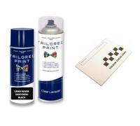 Aerosol Spray Paint For Land Rover Discovery L462 2017-2021 Santorini Black Metallic 1AG, 820, LRC820, PAB Complete With Colour Checker Card(Aerosol Spray Paint + Lacquer)