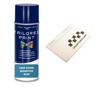 Aerosol Spray Paint For Land Rover Freelander L359 2006-2014 Mauritius Blue Metallic 864/JYB Includes Colour Card Checker (Aerosol Spray Paint)