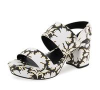 Aerosoles Camera Women's Wedge Sandals, Bright White Floral Leatherette, 43.5 EU