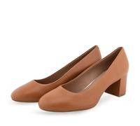 Aerosoles Ebel, Tan Leather Combo, 8 Wide